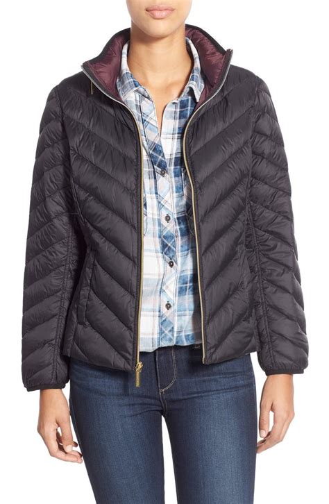 michael kors petite packable down jacket